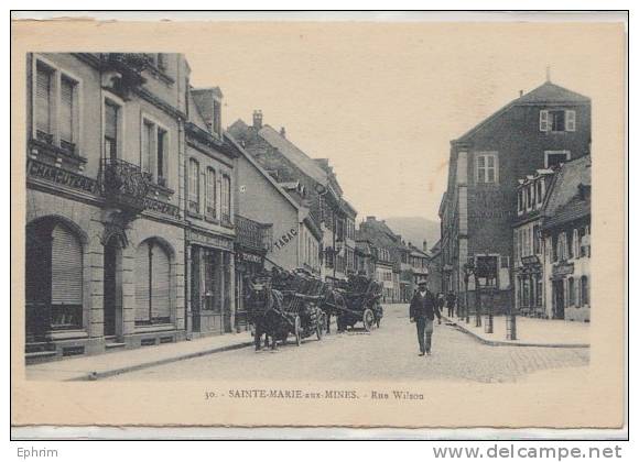 SAINTE-MARIE-AUX-MINES - Rue Wilson - Transport De Bois - Sainte-Marie-aux-Mines