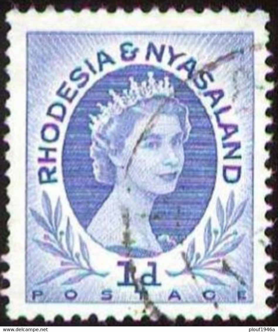 Pays : 404 (Rhodésie-Nyassaland : Colonie Britannique)  Yvert Et Tellier :     2 (o) - Rhodesia & Nyasaland (1954-1963)