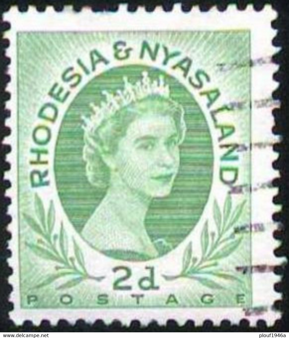 Pays : 404 (Rhodésie-Nyassaland : Colonie Britannique)  Yvert Et Tellier :     3 (o) - Rodesia & Nyasaland (1954-1963)