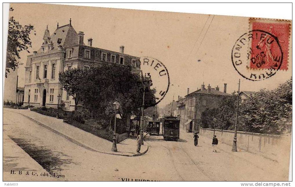 C -     765    -     VILLEURBANNE   -    (  69  )   .  La  Mairie  Et  Le  Cours  Lafayette   Prolongé   . - Villeurbanne