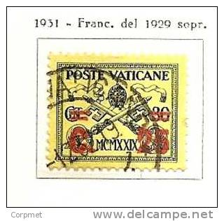 CITTA DEL VATICANO - 1931  Yvert # 39 - VF USED - Gebraucht