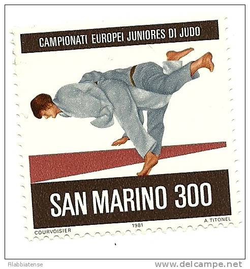 1981 - 1078 Judo   ++++++ - Unused Stamps