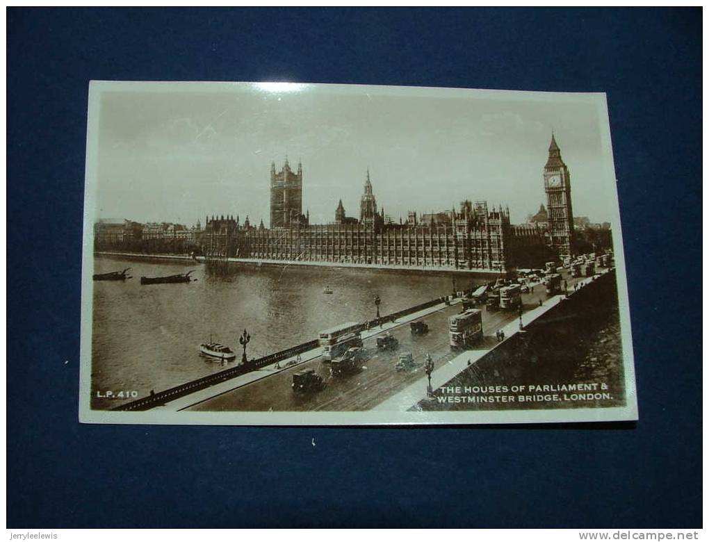 LOndon - The  House Of Parliament And Westminster Bridge - Houses Of Parliament