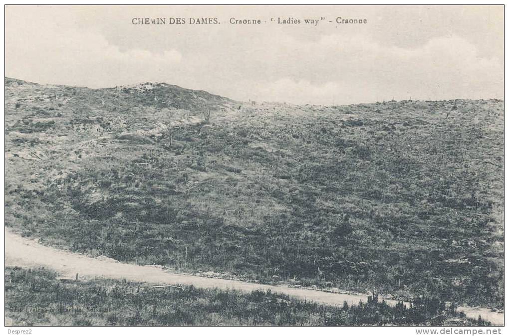 02 CHEMIN Des DAMES  CRAONNE Cpa   Edit Nougarede - Craonne