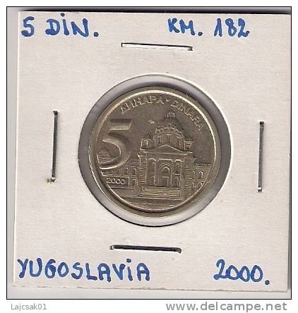 C3 Yugoslavia 5 Dinara 2000. XF - Yugoslavia
