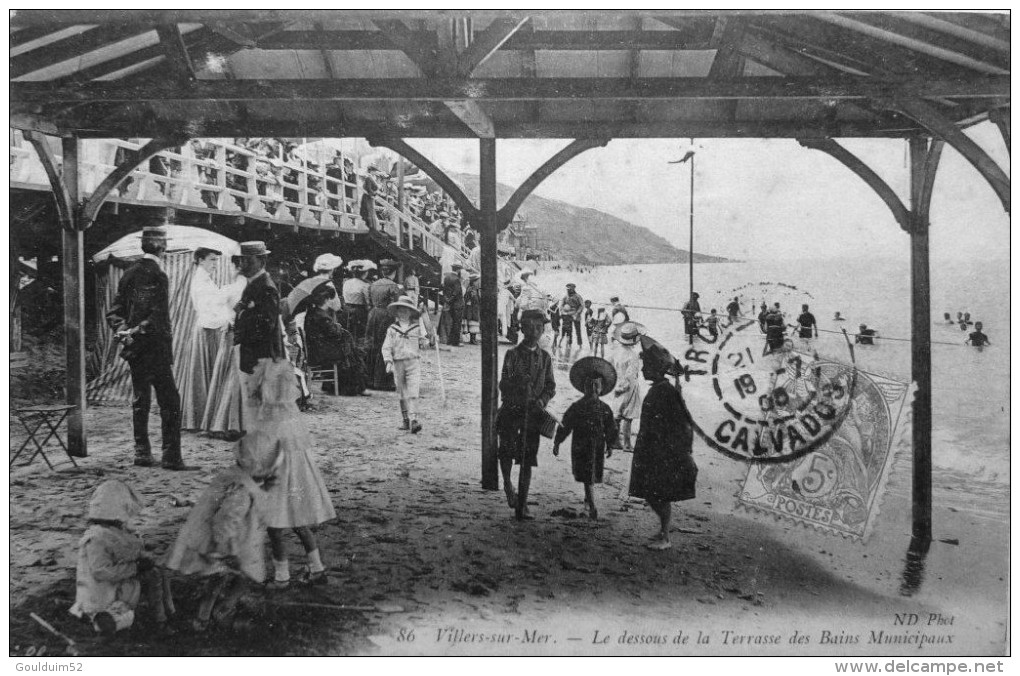 Le Dessous De La Terrasse Des Bains Municipaux - Villers Sur Mer