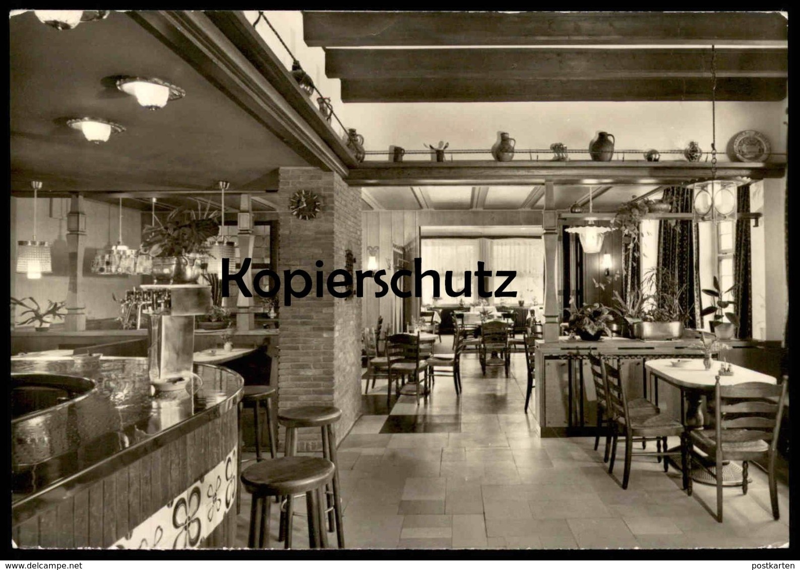 ÄLTERE POSTKARTE RHEINE ALTES GASTHAUS HAGEMANN KANALHAFEN Gastwirtschaft Restaurant Theke Ansichtskarte AK Cpa Postcard - Rheine