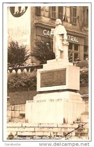 CPA De ANNONAY - Place De La Liberté - Statue De Marc Séguin. - Annonay