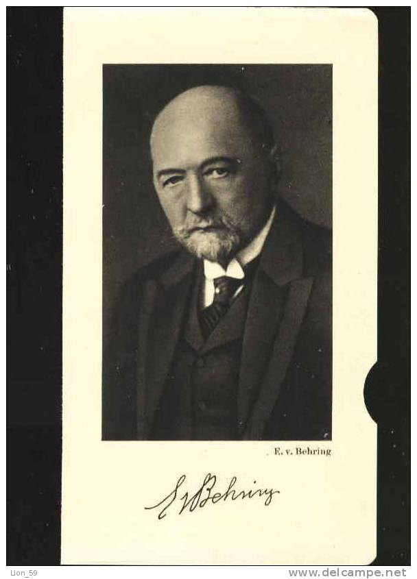 Emil Adolf Von Behring Germany Physician NOBEL Prize Photo 12325 - Premi Nobel