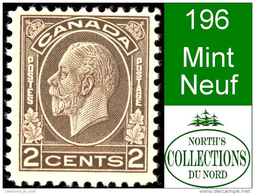 Canada (Unitrade & Scott # 196 - Medaillon Issue) (Mint) F - Ungebraucht