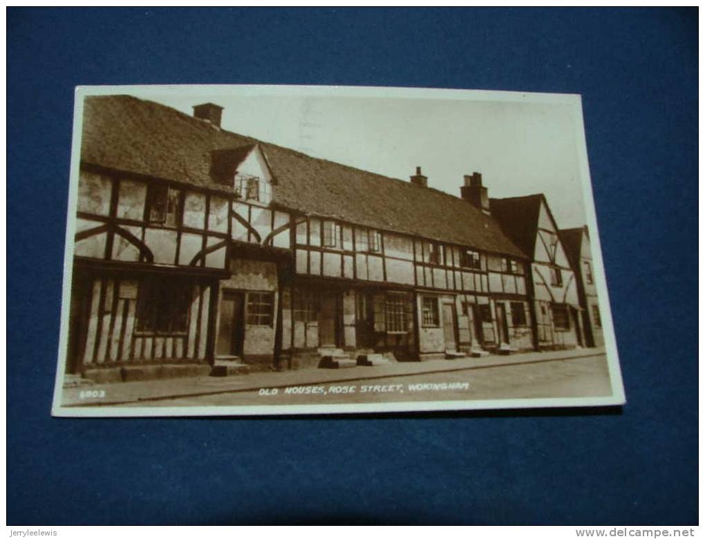 Wokingham -  Old Houses Rose Street - Altri & Non Classificati