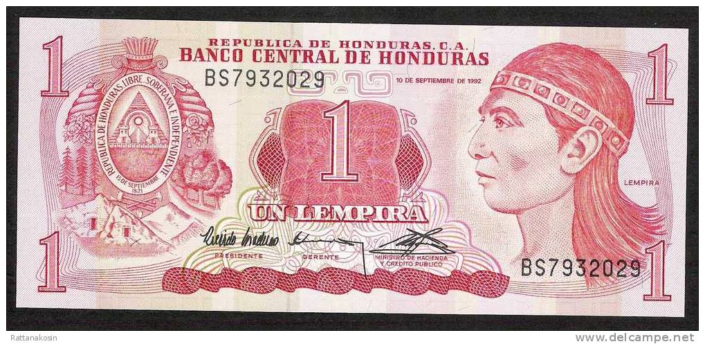 HONDURAS  P71  1  LEMPIRA  1992  #BS   X   10  PCS     UNC. - Honduras