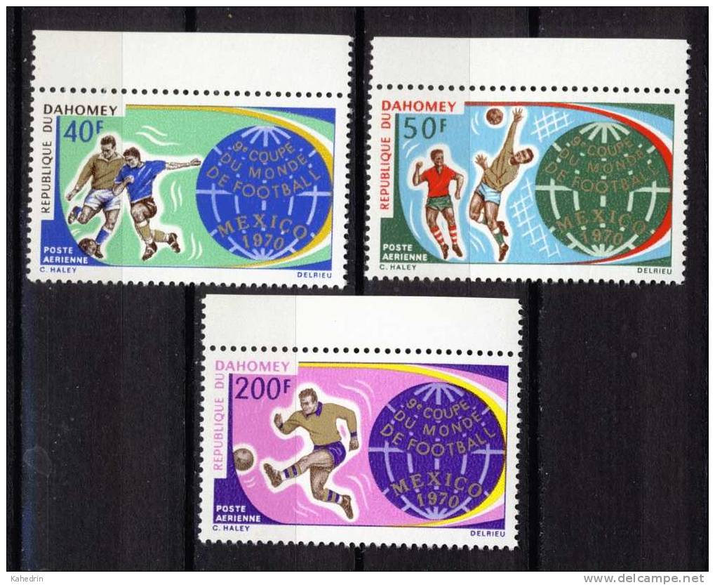 Dahomey 1970, Football / Soccer / Fußball / Voetbal / Sport, 9e Coupe Du Monde **, MNH - 1970 – Mexico