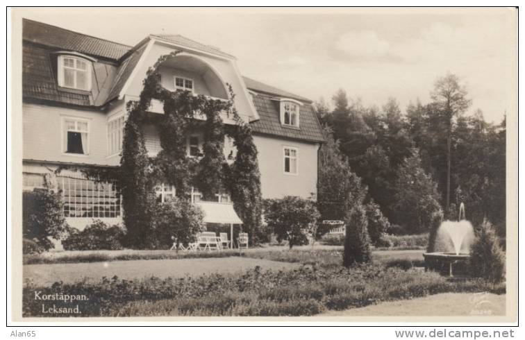 Korstäppan Leksand Sweden On C1930s(?) Vintage Real Photo Postcard - Paris (17)