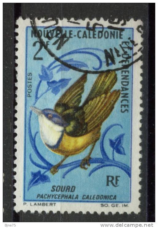 Nouvelle-Calédonie  1966  Sourd - Whistler - Siffleur Calédonien - Pachycephala Caledonica / Bird  Oiseau  Vogel  Pájaro - Used Stamps