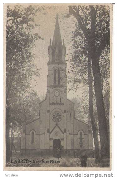 LABRIT (LANDES) CP PHOTO SORTIE DE MESSE 1904 (PETITE ANIMATION) - Labrit