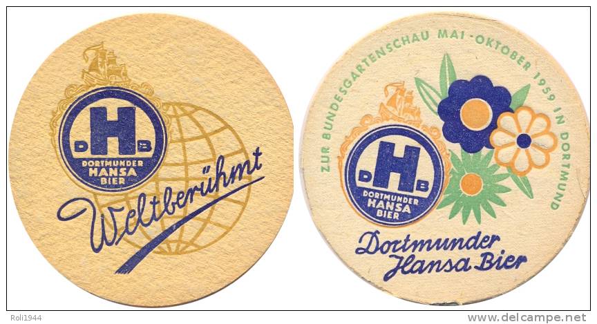 #DEU-01-190 Viltje Dortmunder Hansa Bier - Sous-bocks