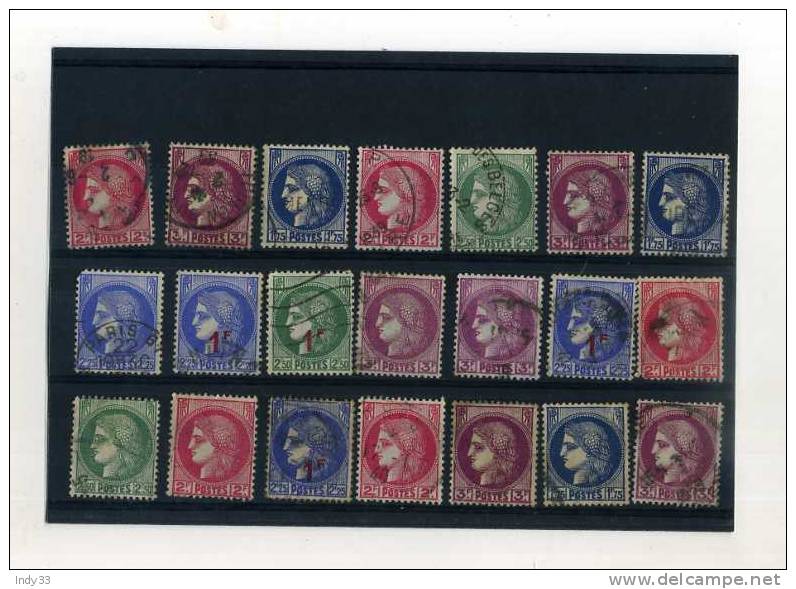 - FRANCE 1945/47 . CERES DE MAZELIN - 1945-47 Ceres Of Mazelin