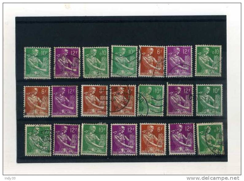 - FRANCE 1957/59  . MOISSONNEUSE - 1957-1959 Mietitrice