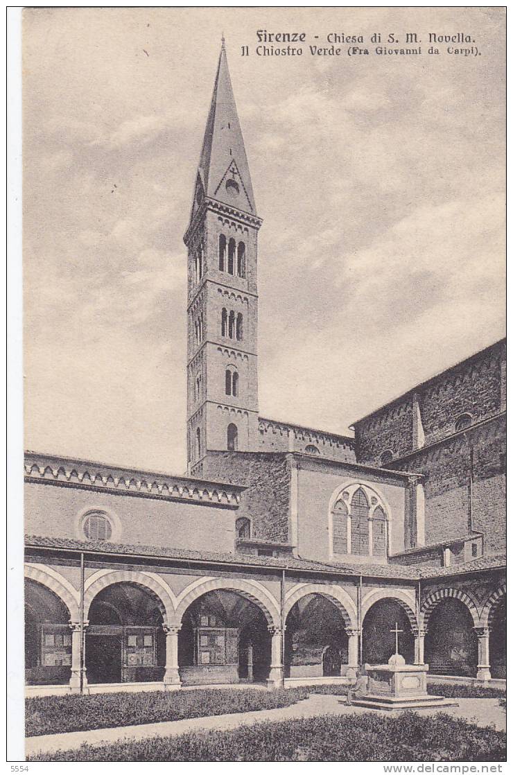 Cpa Italie Toscane  Firenze Eglise S Maria Novella - Firenze