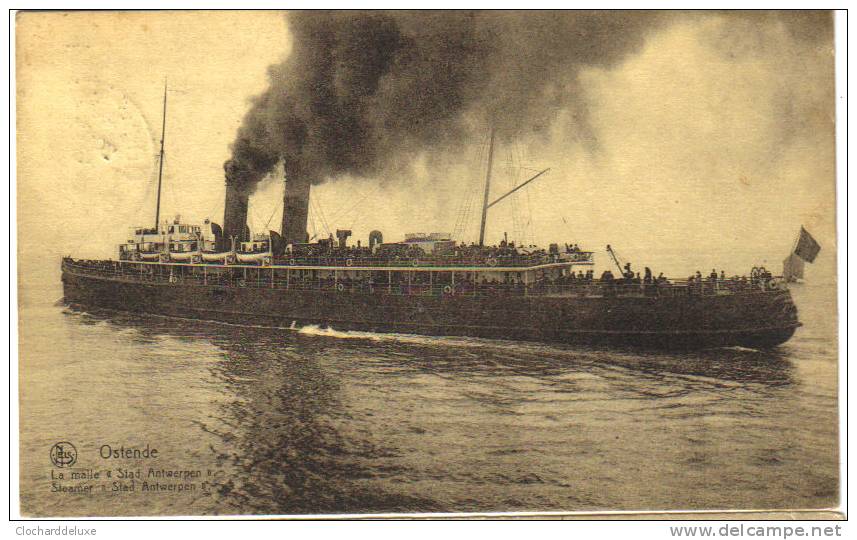 S.S. "STAD ANTWERPEN"  Ferry Oostende - Dover (NELS) - Passagiersschepen