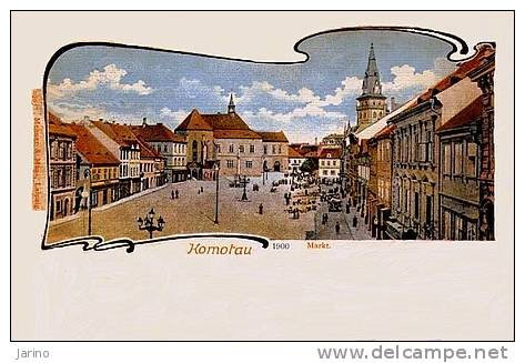 Komotau-Chomutov 1900, Tschechische Republik, Litho, Reproduction - Tschechische Republik