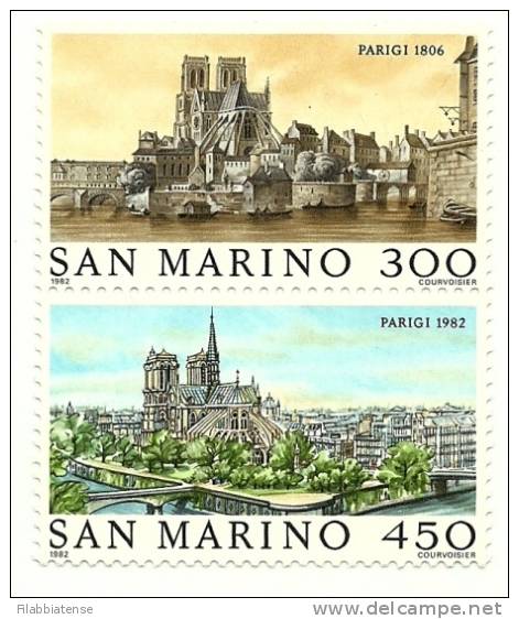 1982 - 1102/03 Parigi    +++++++ - Unused Stamps