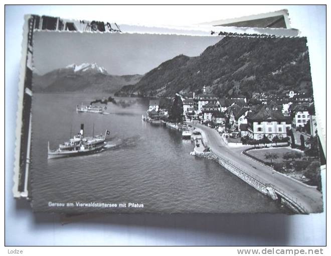 Zwitserland Suisse Schweiz Gersau Pilatus Schiff - Gersau