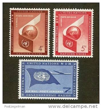 UNO 1957 MNH Stamp(s) Airmail 59-61 - Other & Unclassified