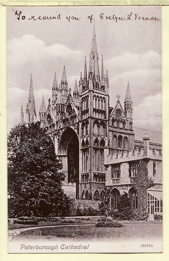 Cambridgeshire PETERBOROUGH CATHEDRAL 1910s ¤ ANGLETERRE ENGLAND INGLATERRA INGHILTERRA  ¤ VALENTINE'S 15273A ¤5791AA - Other & Unclassified
