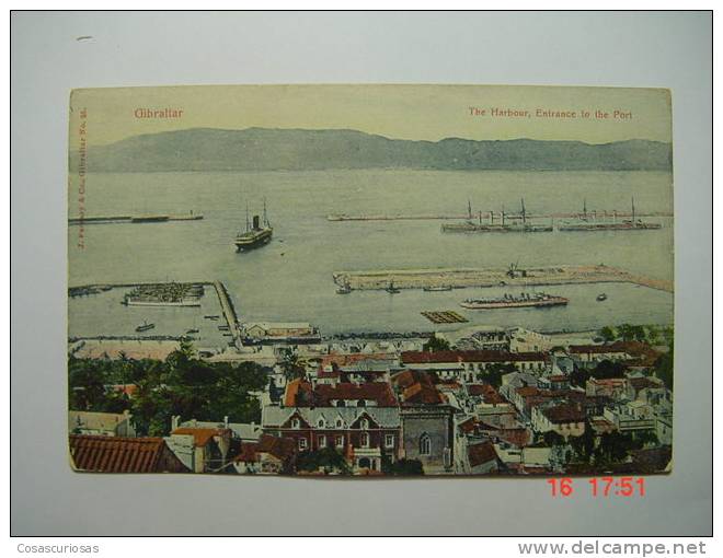 6114 GIBRALTAR  THE HARBOUR  PORT     YEARS  1900  OTHERS IN MY STORE - Gibraltar