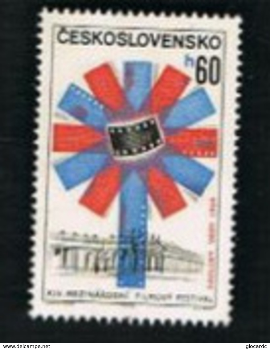 CECOSLOVACCHIA (CZECHOSLOVAKIA) -  SG 1433 - 1964 INT. FILM FESTIVAL -  MINT** - Unused Stamps