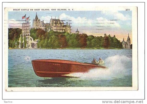 ETATS-UNIS - Boldt Castle On Hart Island  1000 Islands   NY - Catskills