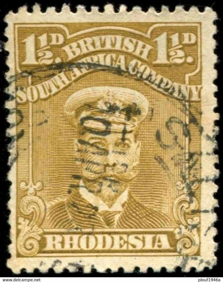 Pays : 402 (Rhodésie : Compagnie Britannique)  Yvert Et Tellier N° :   41 (o)  Dent 14 - Rhodésie Du Nord (...-1963)