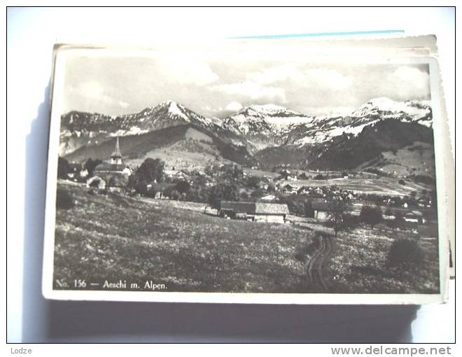 Zwitserland Suisse Schweiz Aeschi Panorama - Aeschi