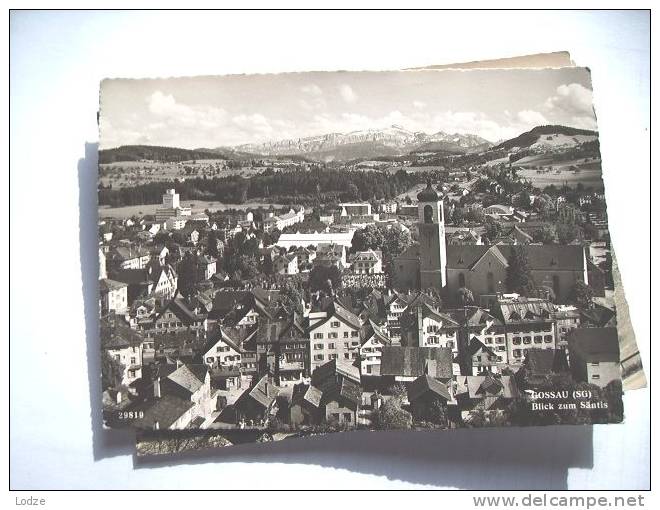 Zwitserland Suisse Schweiz Gossau Blick Uber Die Stadt - Gossau