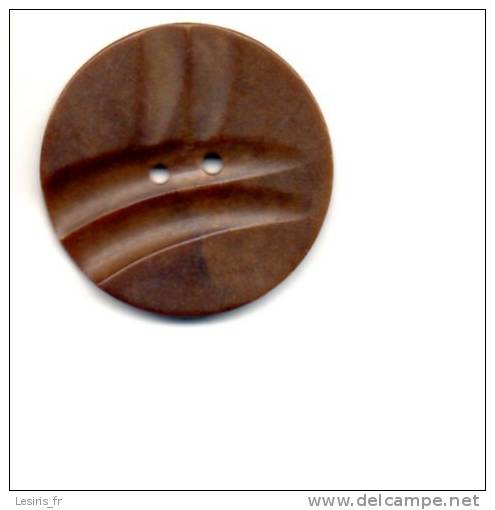 BOUTON ROND  - MARRON - Buttons