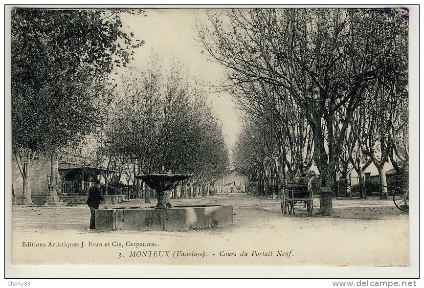 84- MONTEUX- COURS  DU  PORTAIL  N267 - Monteux