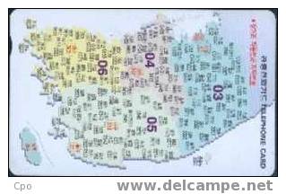 # KOREA MO9807125 Map Number 3000 Autelca 07.98  Tres Bon Etat - Korea, South