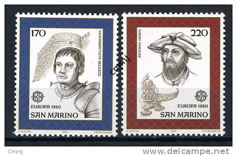 1980 - SAINT-MARIN - SAN MARINO - Sass.1054/55 - MNH - New Mint - - Nuovi