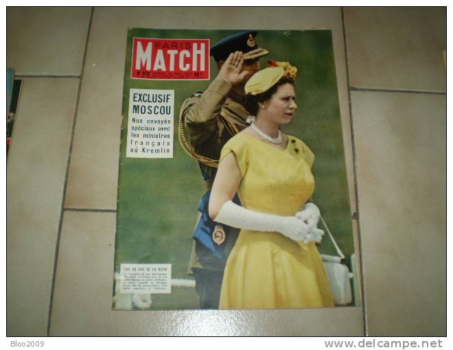 PARIS MATCH 1956 NUMERO 372 - People