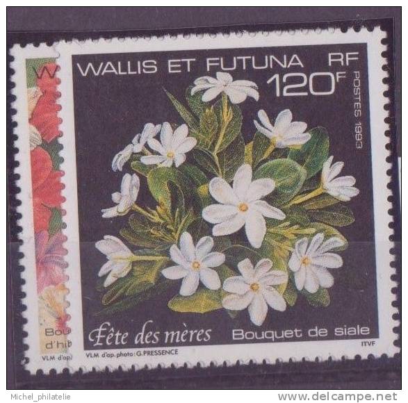 WALLIS ET FUTUNA ° 449/50** NEUF SANS CHARNIERE  FLORE FLEURS - Unused Stamps