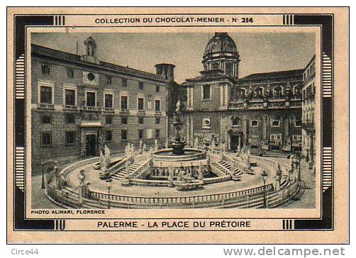 COLLECTION CHOCOLAT MENIER.ITALIE.PALERME. - Menier