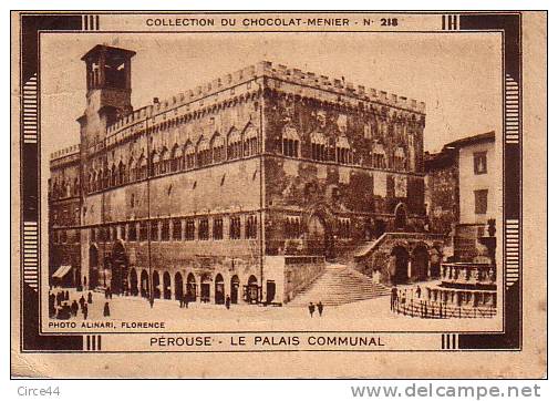 COLLECTION CHOCOLAT MENIER.ITALIE.PEROUSE. - Menier