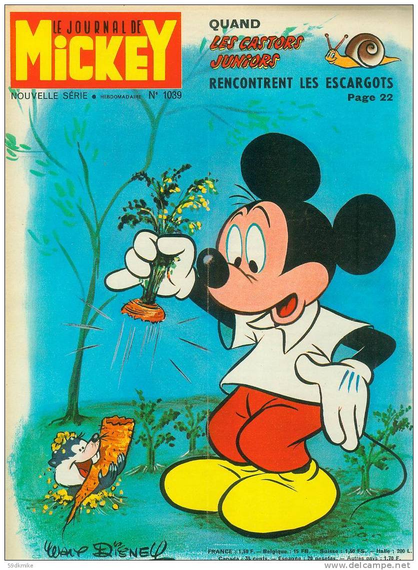 Le Journal De Mickey N°1039 - Journal De Mickey