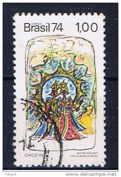 BR+ Brasilien 1974 Mi 1422 Ziffernmarke - Usati