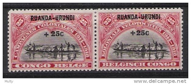 Ruanda OCB 77 / 78 (*) - Unused Stamps