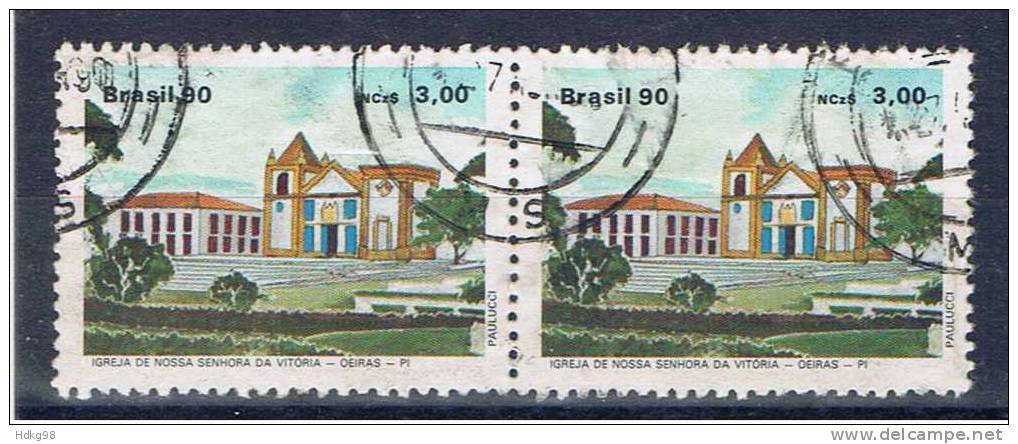 BR+ Brasilien 1989 Mi 2343 (Paar) - Oblitérés