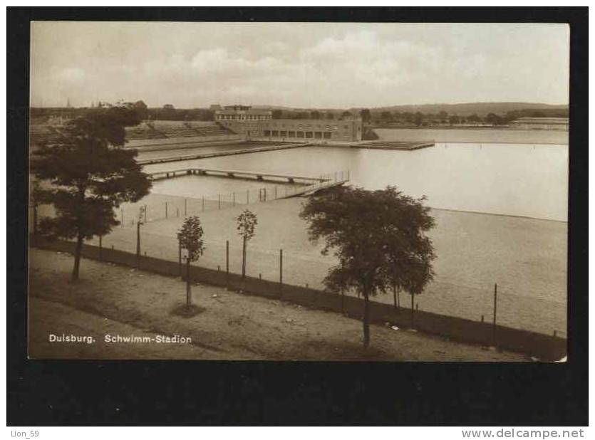 Germany  North Rine-Westphalia  Duisburg - SCHWIMM SWIMMING  - Postcard 13212 - Nuoto