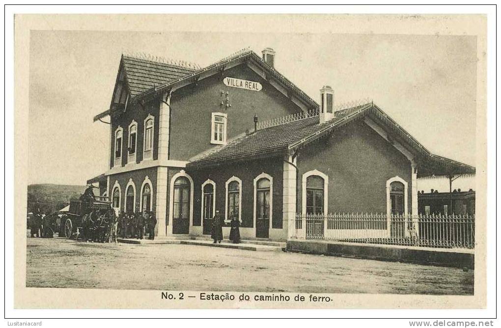 VILA REAL  -  ESTAÇÃO DOS CAMINHOS DE FERRO - Carte Postale - Vila Real